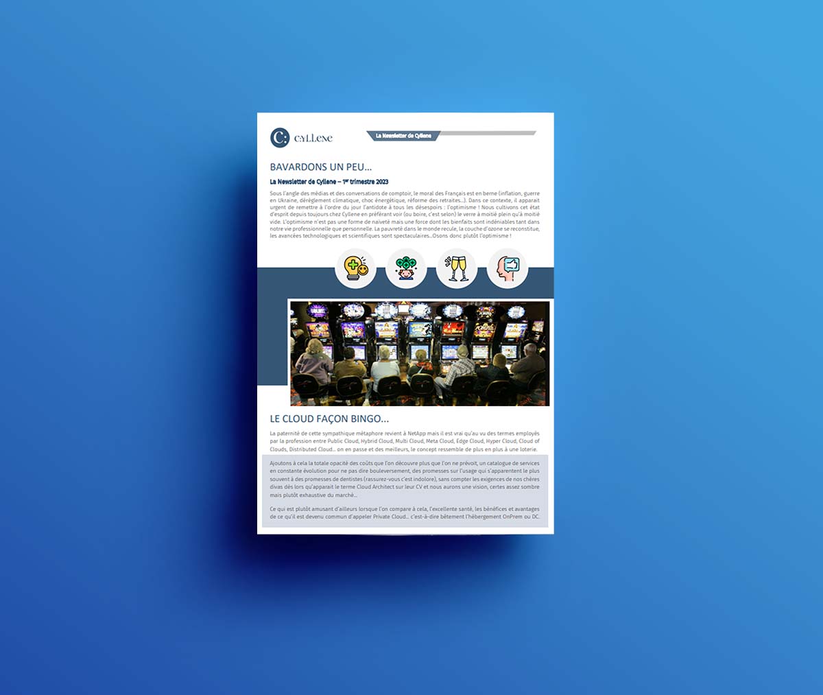 La Newsletter Cyllene – Premier Trimestre 2023