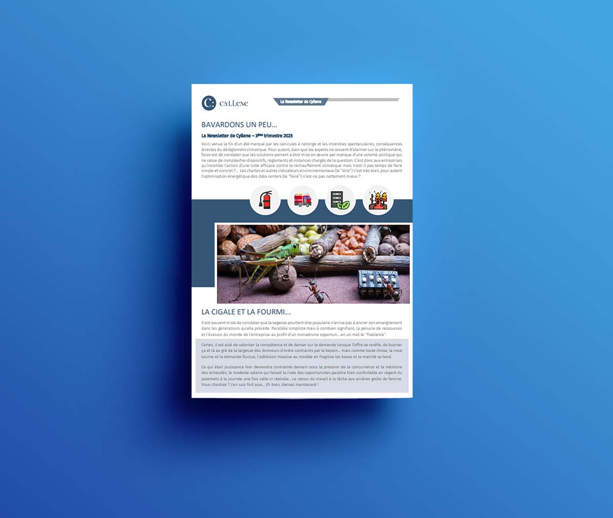 La Newsletter Cyllene – Troisième Trimestre 2023
