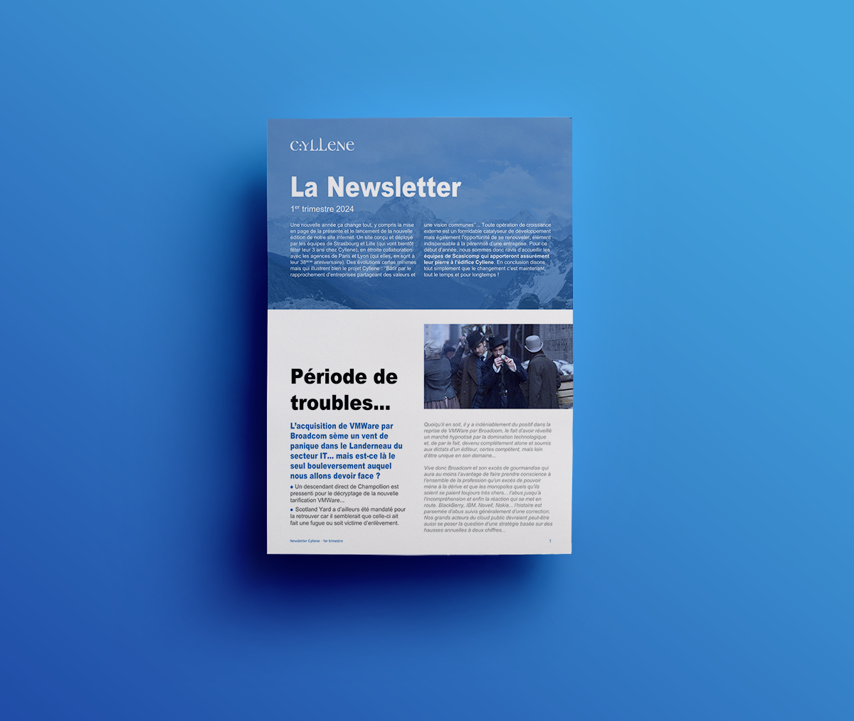 La Newsletter Cyllene – Premier Trimestre 2024