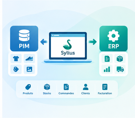 Intégrer Sylius à un ERP ou un PIM : le guide complet pour fiabiliser vos flux e-commerce