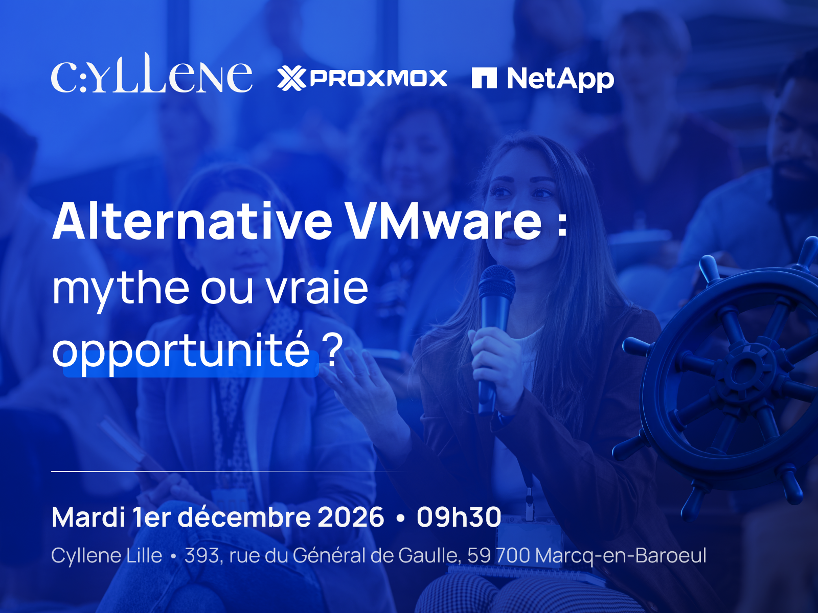 Evénement Proxmox, NetApp & Rubrik à Lille