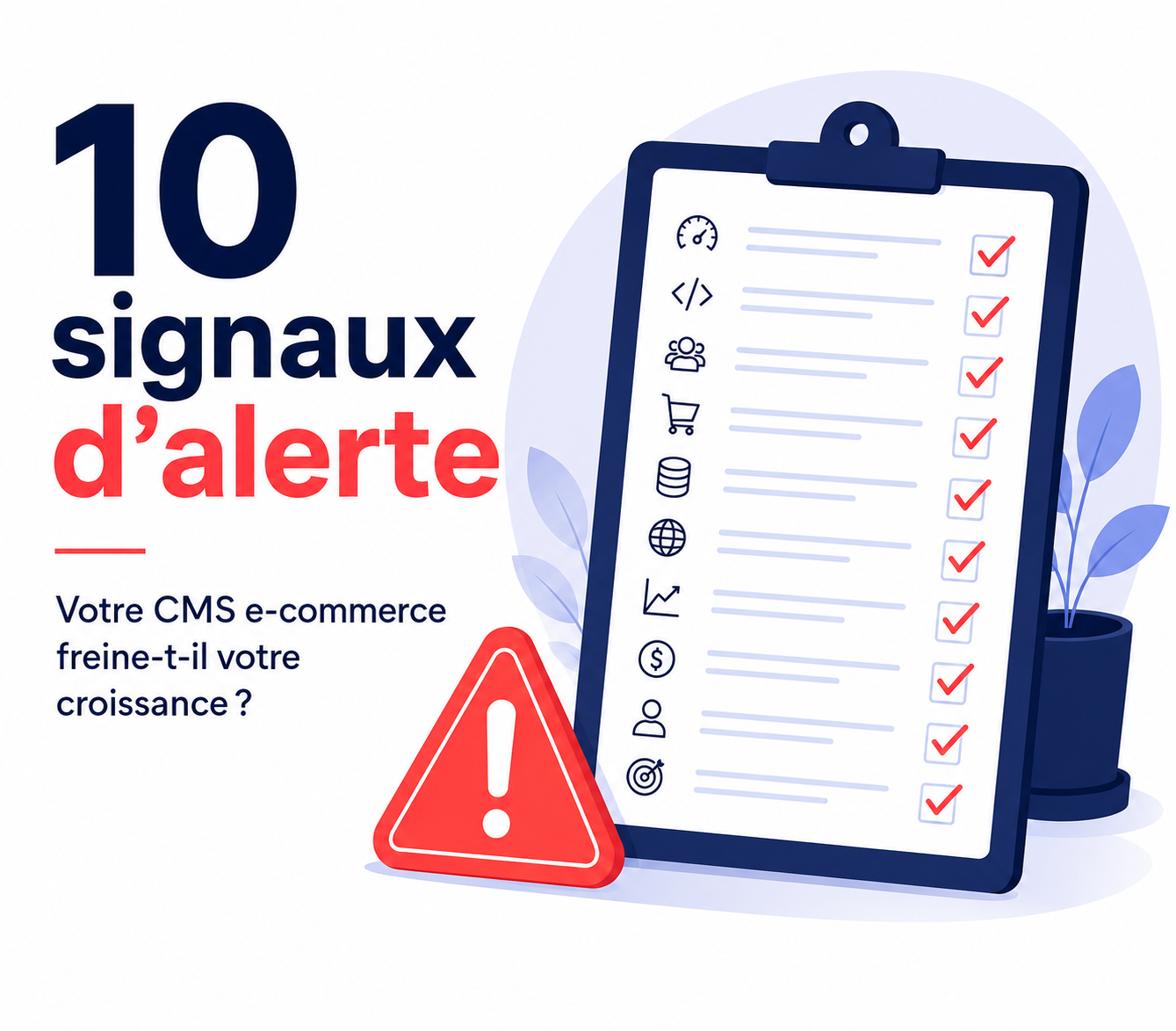 10 signaux d'alerte : CMS e-commerce et croissance