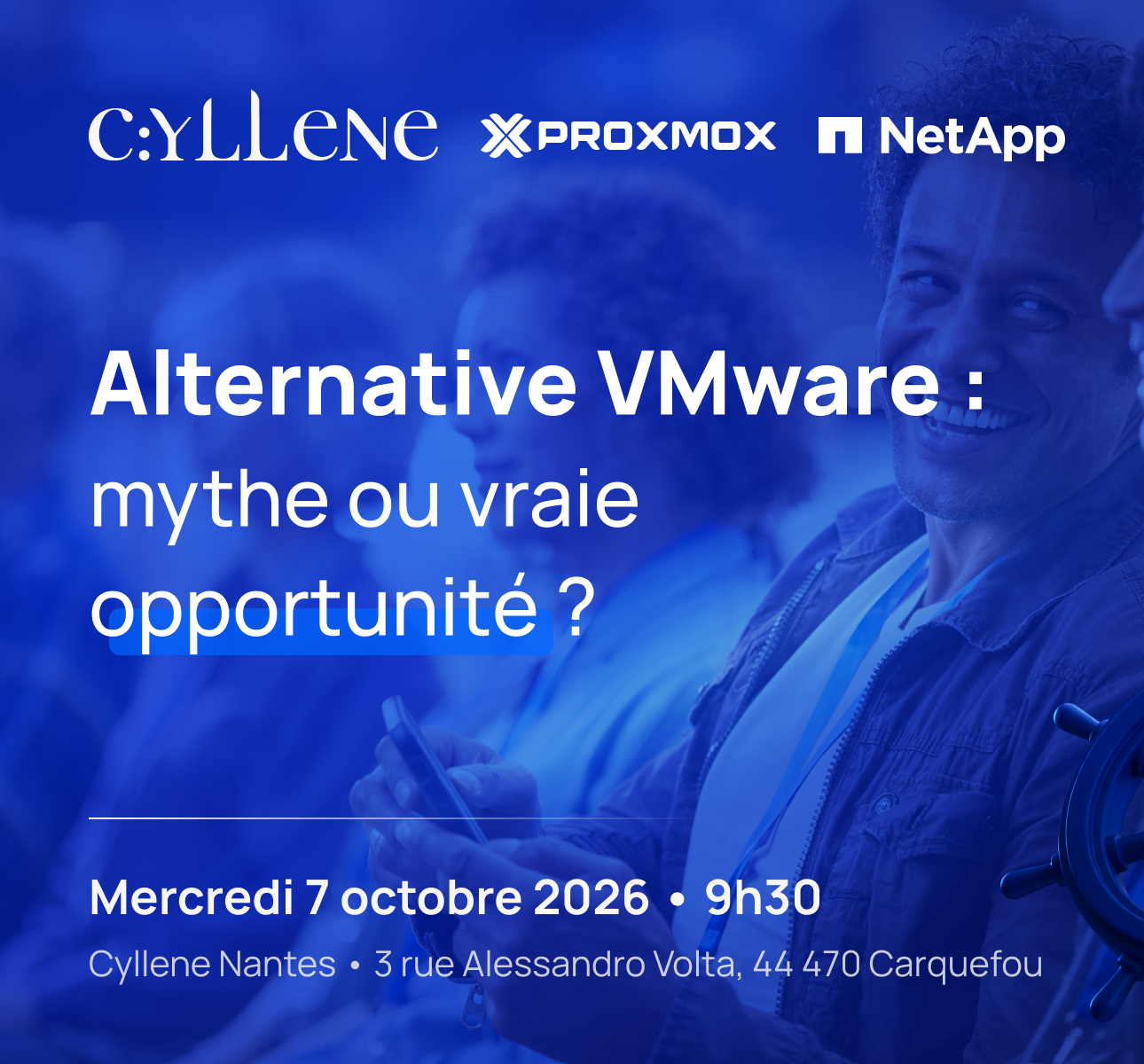 Matinée Proxmox, NetApp & Rubrik à Nantes