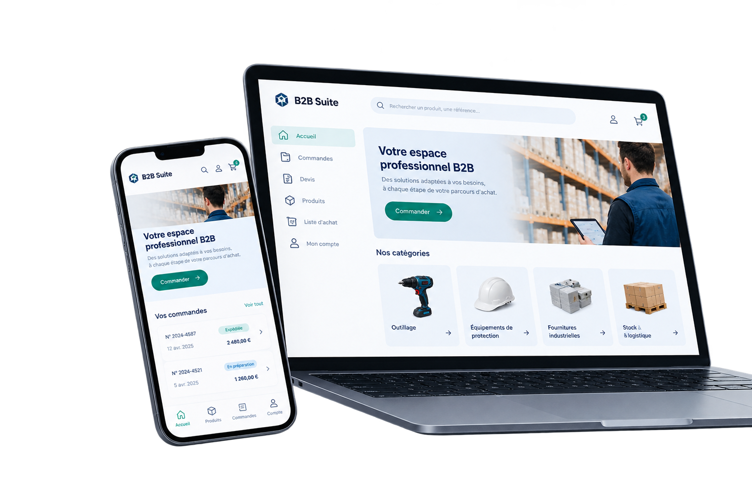 B2BSuite header