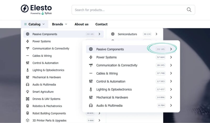 elesto catalogue